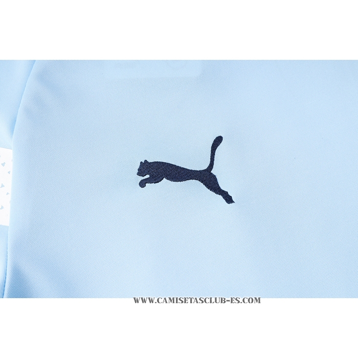 Chandal del Manchester City 22-23 Manga Corta Azul - Pantalon Corto